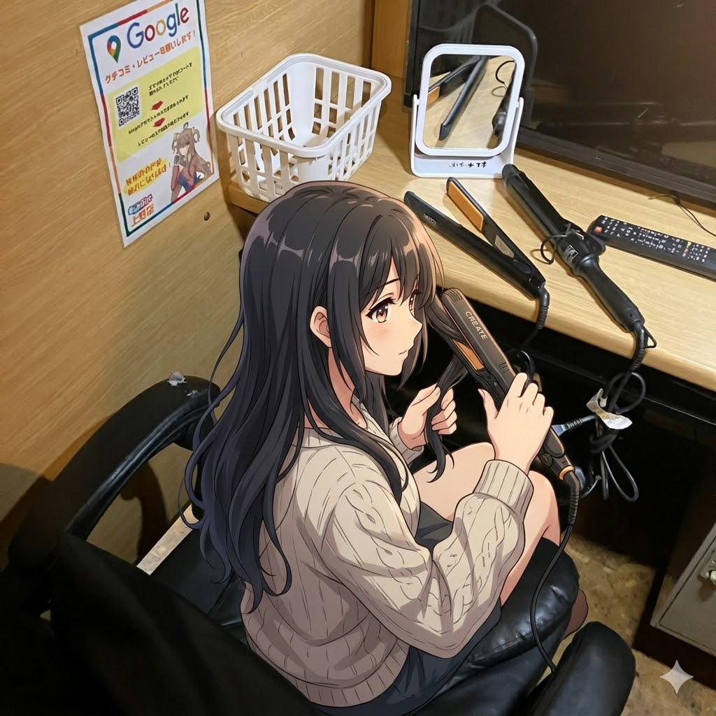 うえの桜まつりデートの味方！漫画喫茶で賢くヘアセット直し