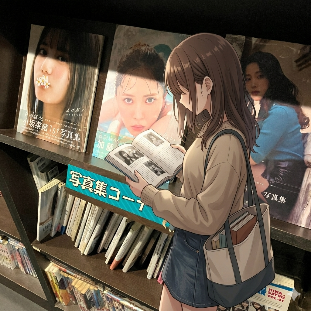 綾瀬駅前で推し活！話題の写真集が読み放題