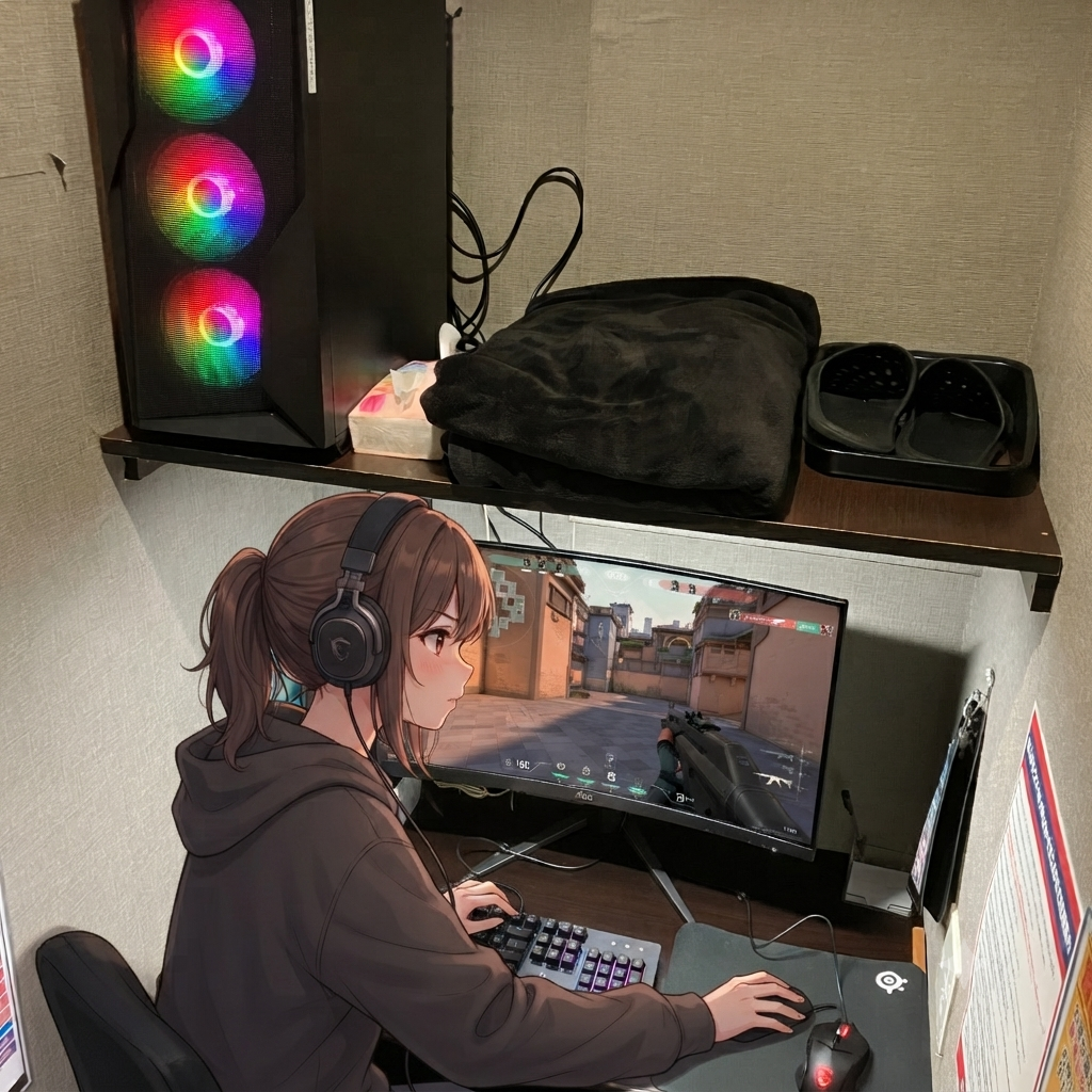 8月の夏休みに！valorantアップデートをゲーミング席でプレイ