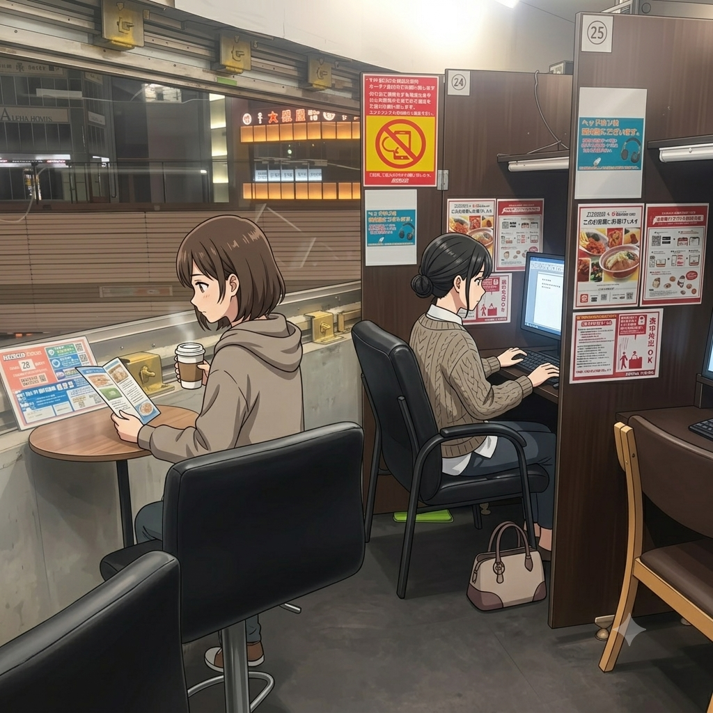 夏の六本木で涼しく時間つぶし！隠れ家ネットカフェの魅力