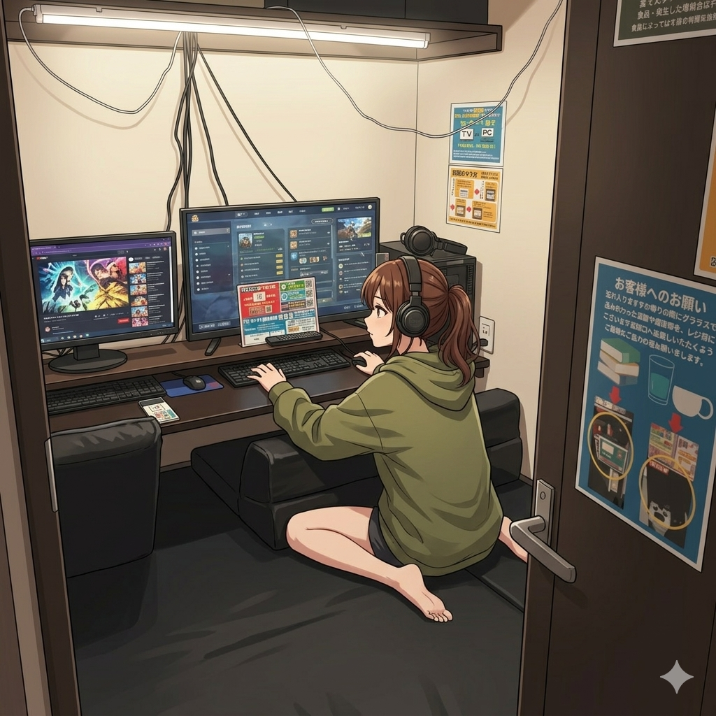 【六本木】静かで涼しい穴場スポット！完全個室でリフレッシュ